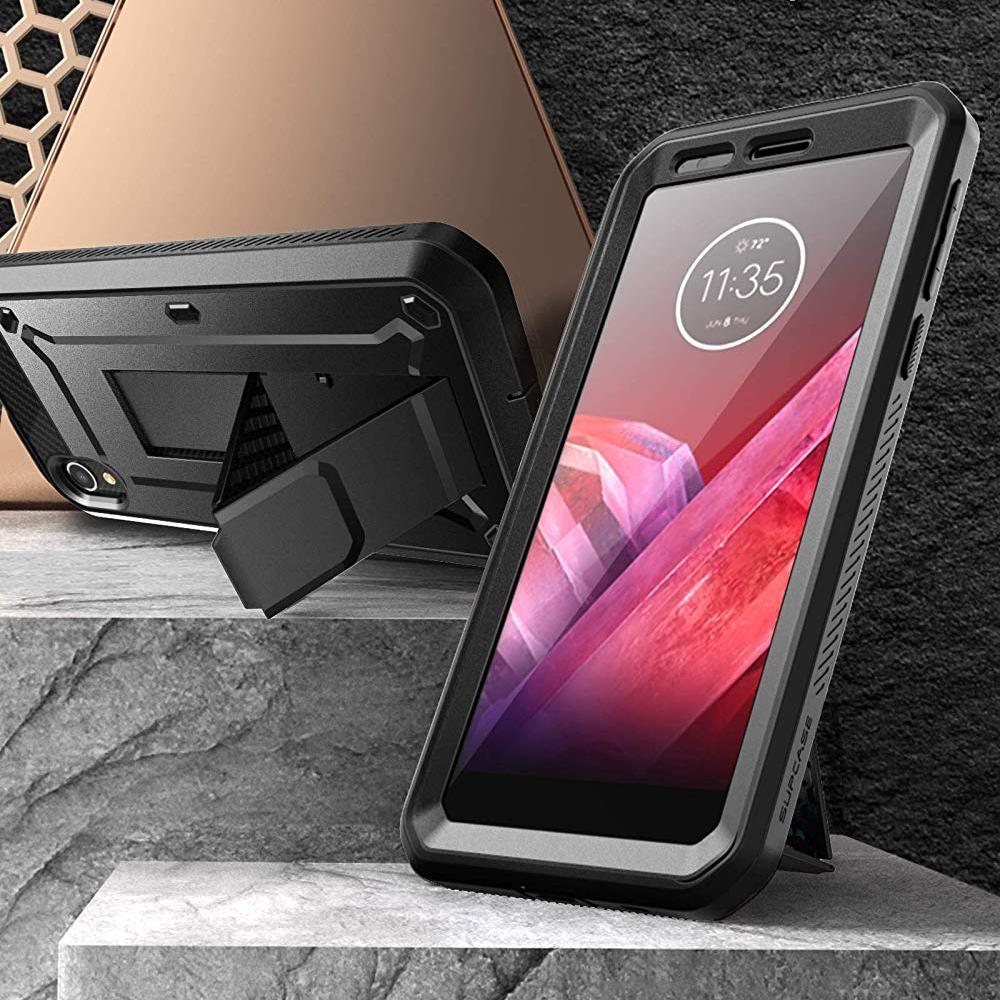 Moto E6 Unicorn Beetle Pro Rugged Holster Case-Black - Image 3