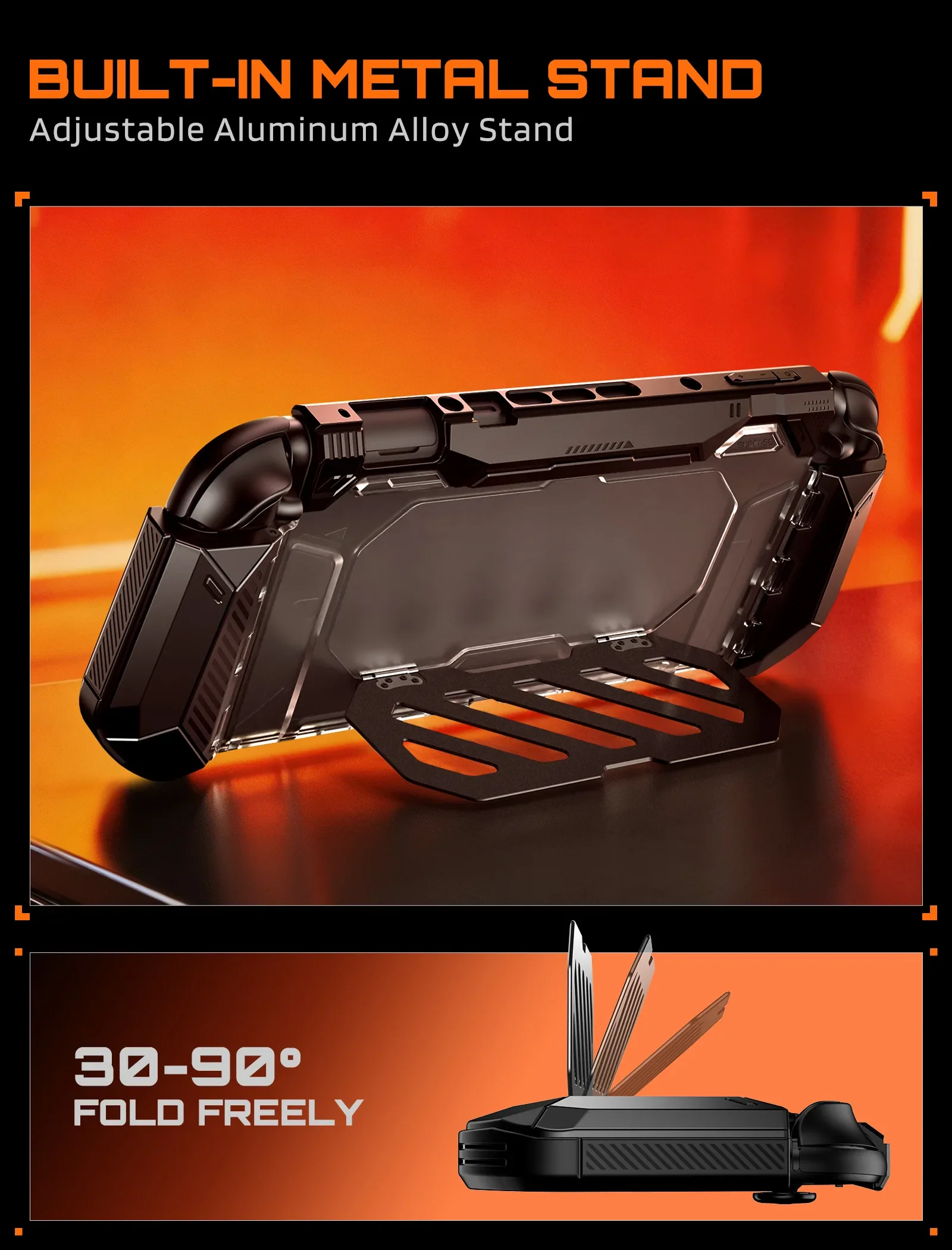 Nintendo Switch 2 Unicorn Beetle PRO Gaming Case with Stand - Black - Image 5
