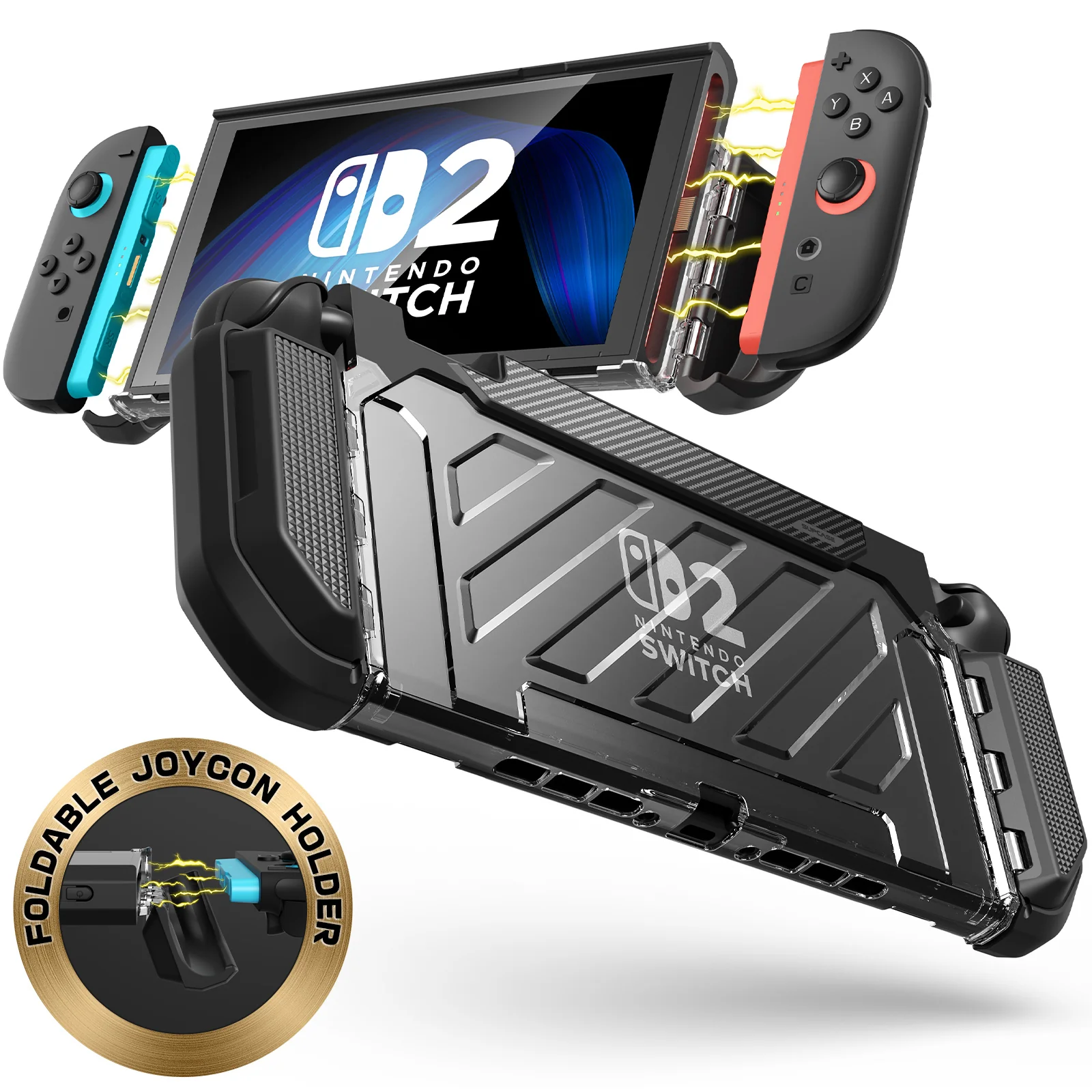 Nintendo Switch 2 Unicorn Beetle PRO Gaming Case(open box)-Black - Image 2