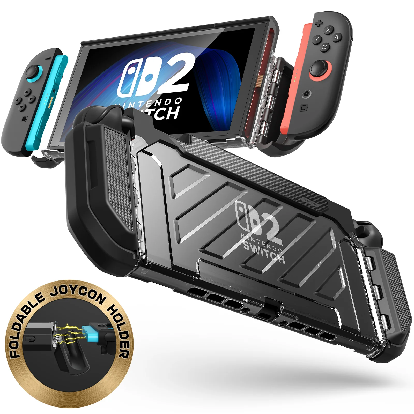 Nintendo Switch 2 Unicorn Beetle PRO Gaming Case(open box)-Black - Image 3