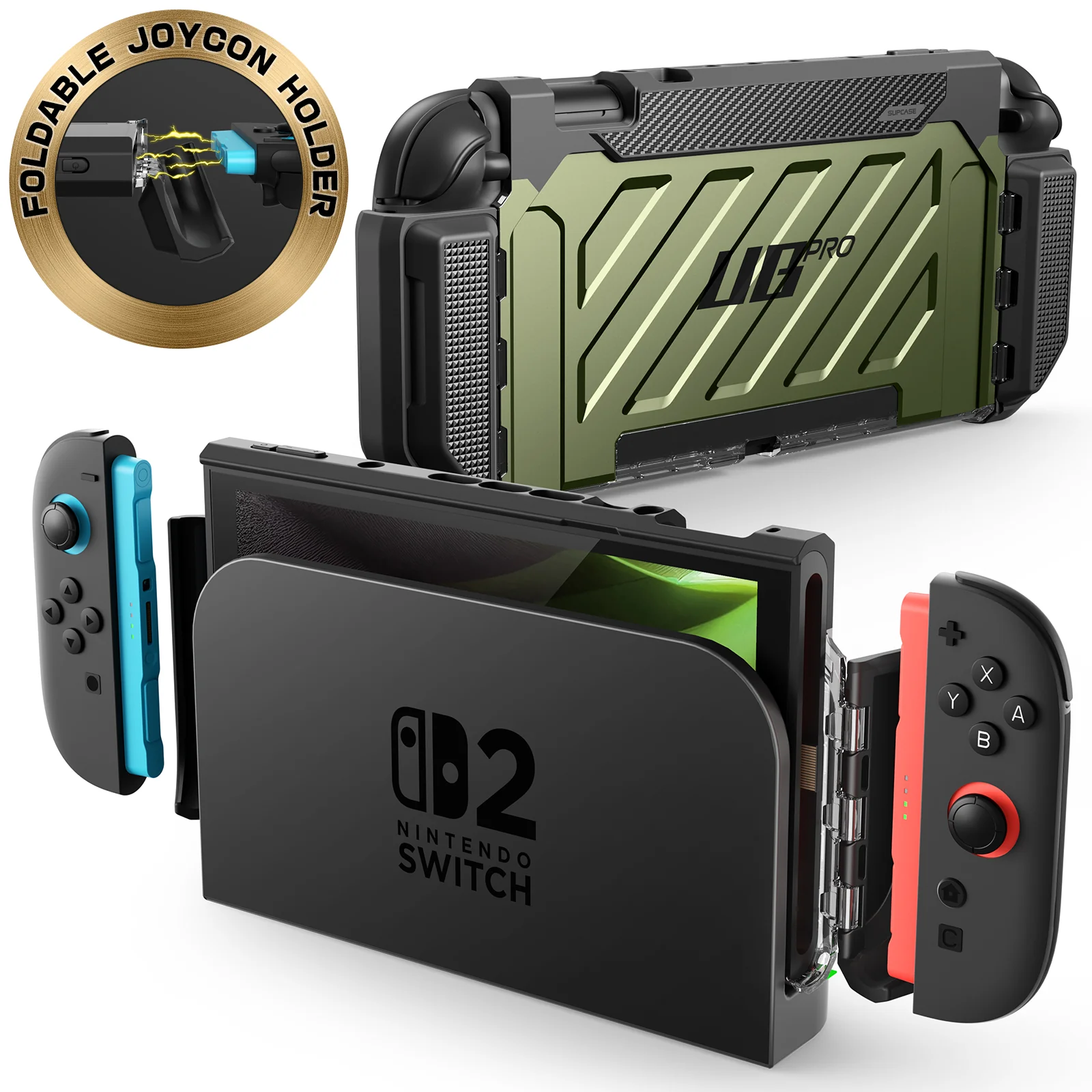 Nintendo Switch 2 Unicorn Beetle PRO Gaming Case(open box)-Dark Green - Image 3