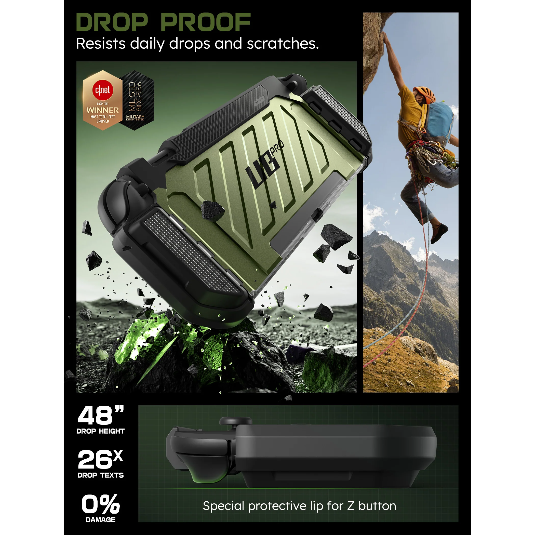 Nintendo Switch 2 Unicorn Beetle PRO Gaming Case(open box)-Dark Green - Image 9