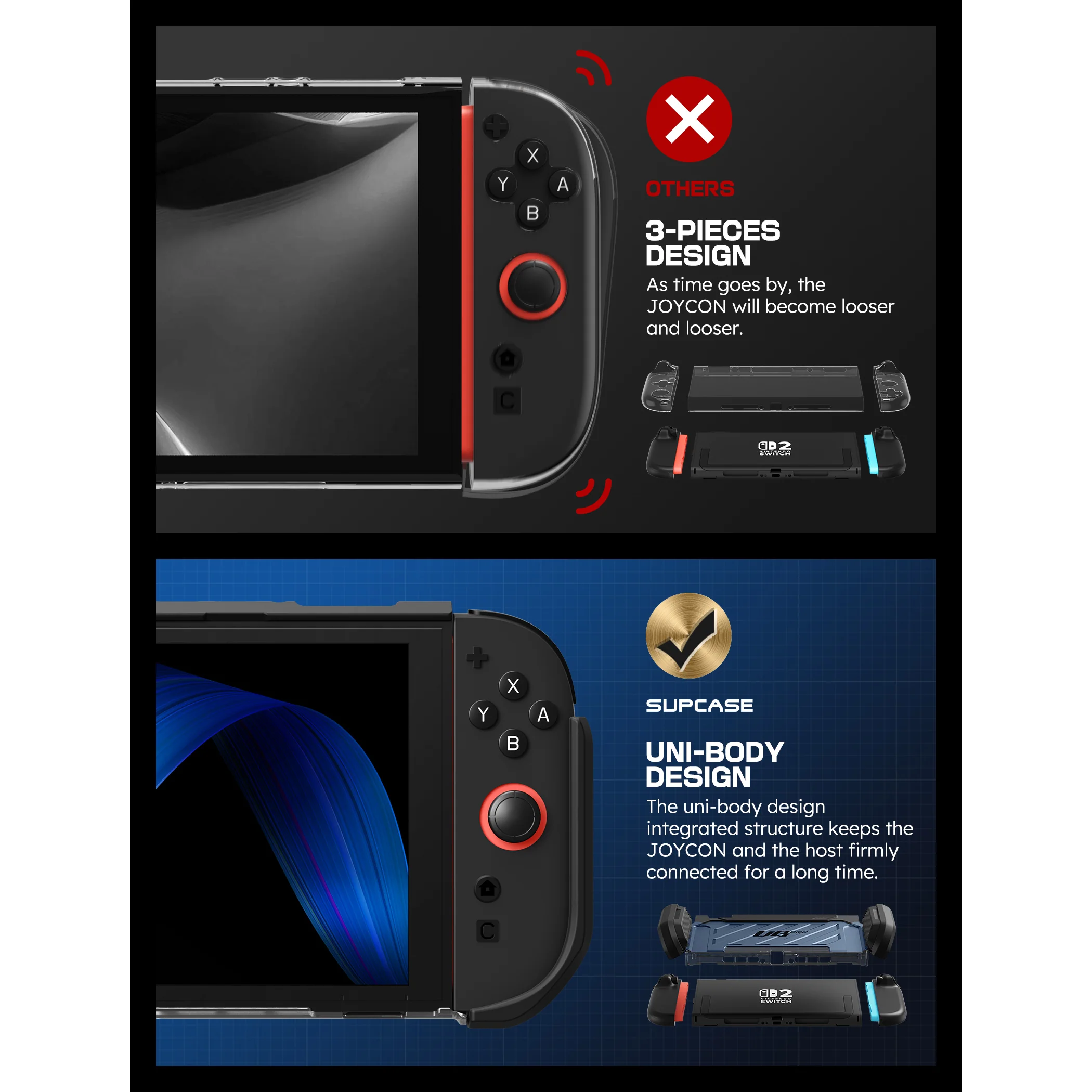 Nintendo Switch 2 Unicorn Beetle PRO Gaming Case-Metallic Blue - Image 6