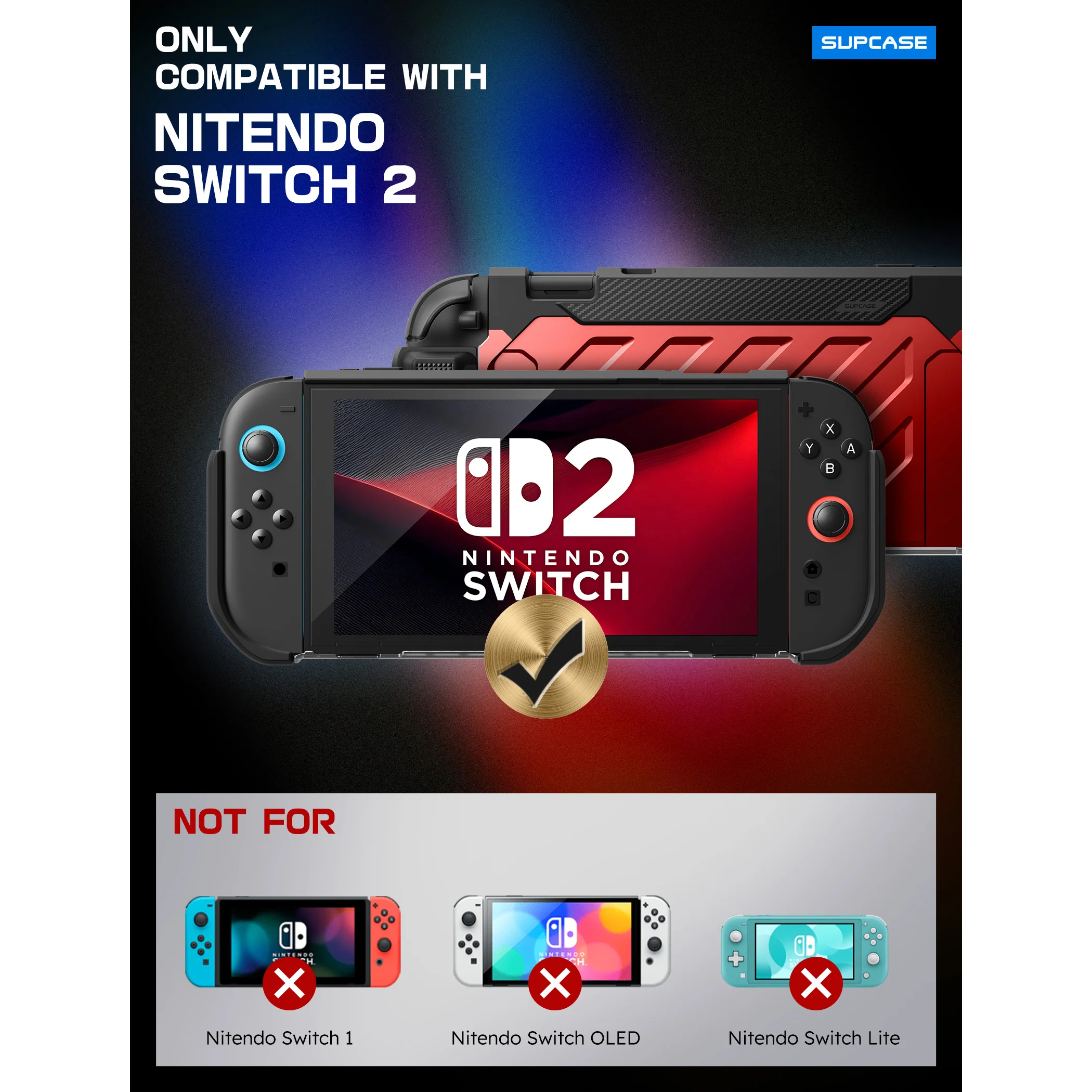 Nintendo Switch 2 Unicorn Beetle PRO Gaming Case(open box)-Metallic Red - Image 10