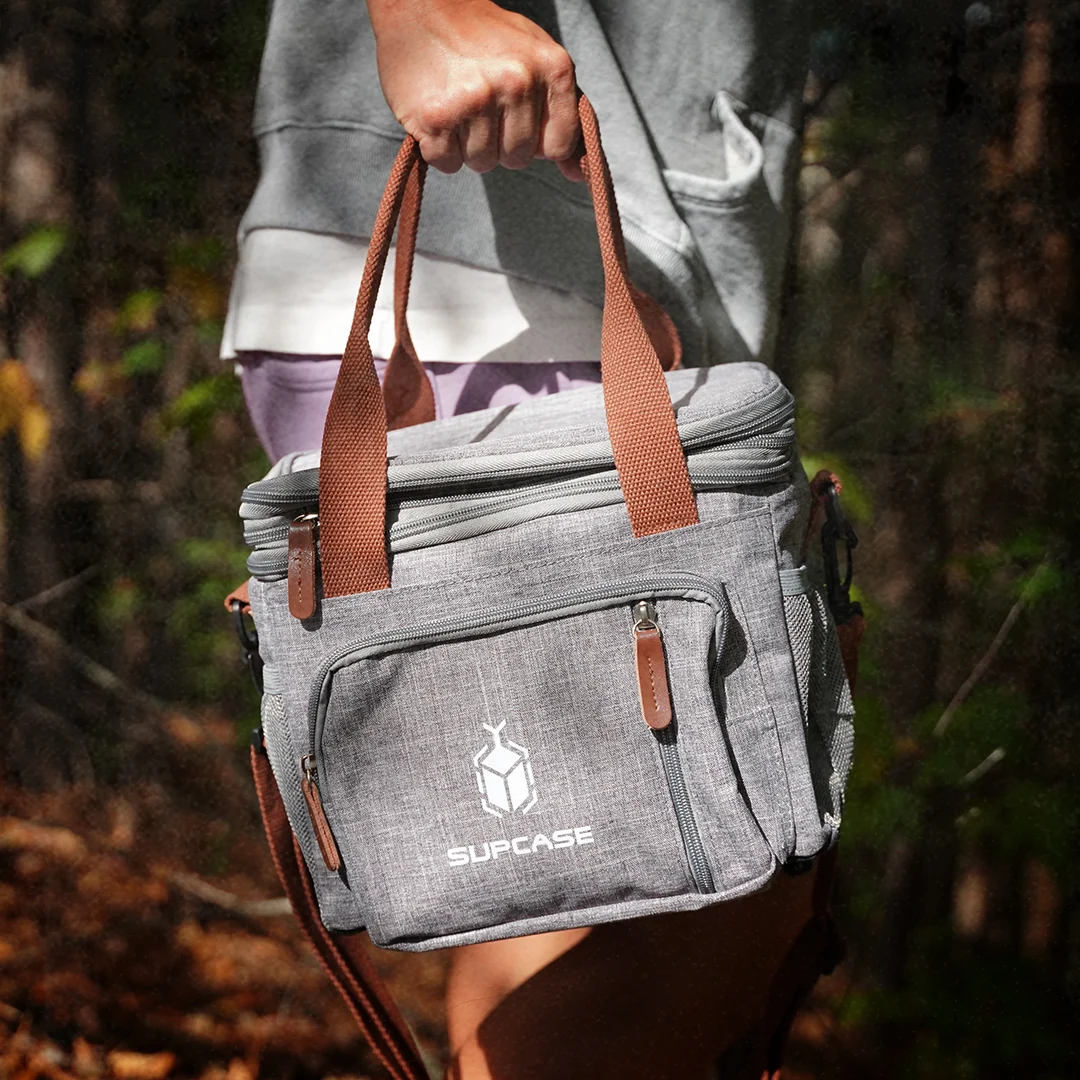Official Limited Edition SUPCASE Insulated Lunch Bag - Gray - Image 7