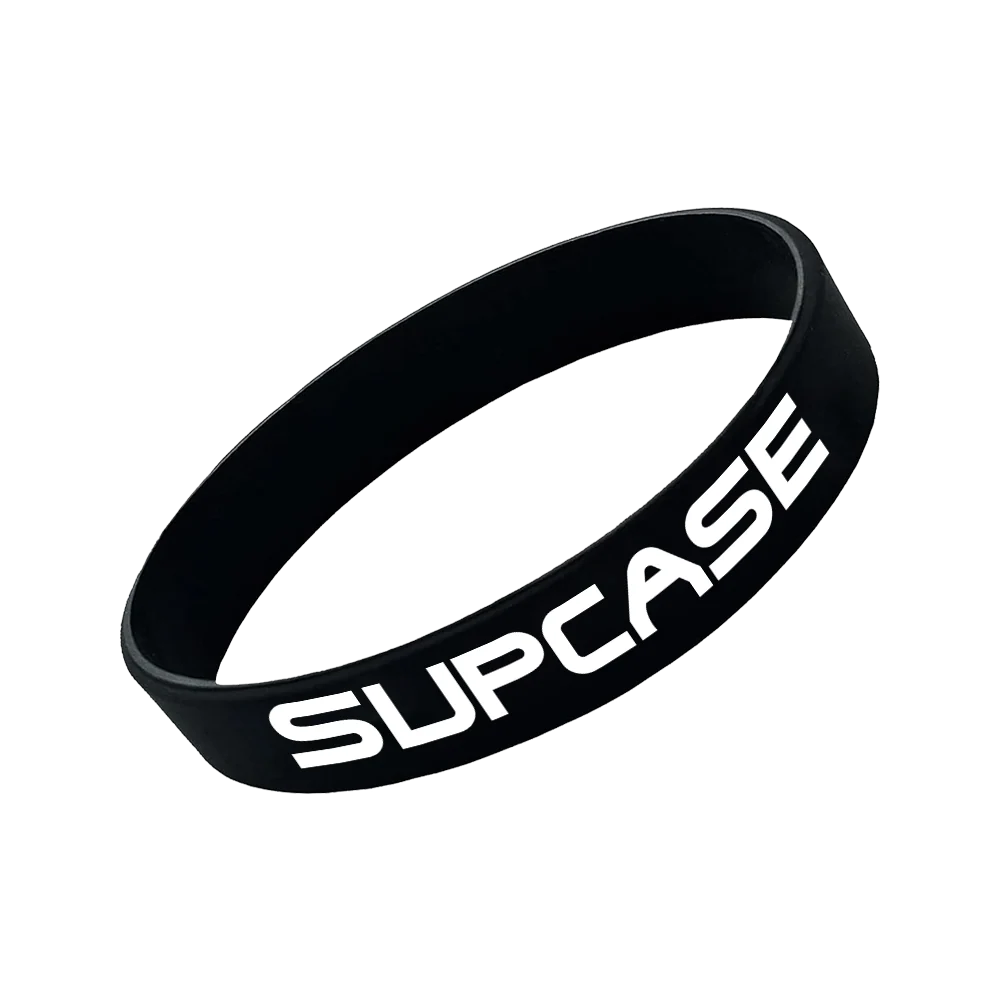 Official Limited Edition SUPCASE Silicone Wristband - Black