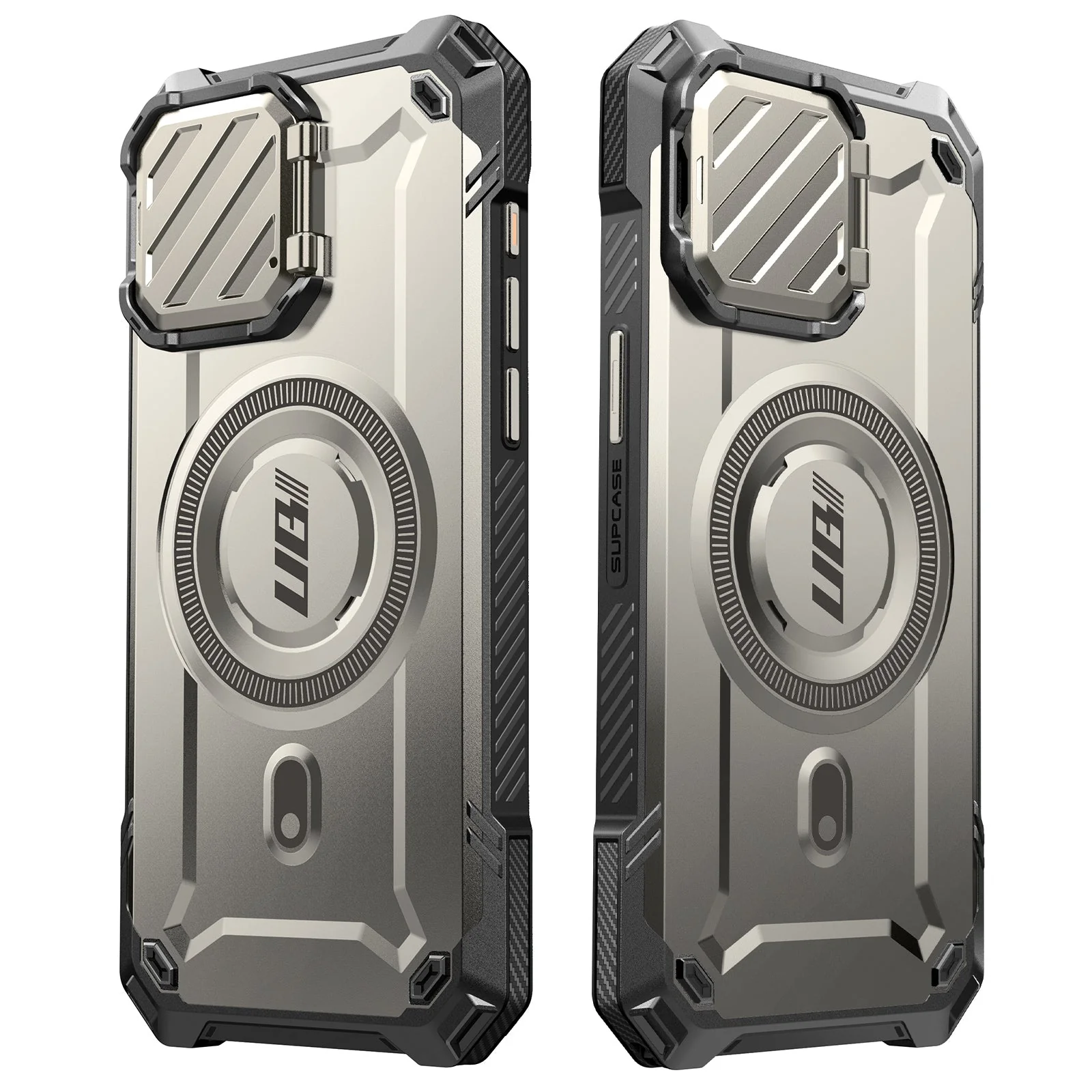 OPEN BOX | iPhone 15 Pro Max 6.7 inch Unicorn Beetle MAG XT MagSafe Case - Titan Gray - Image 9