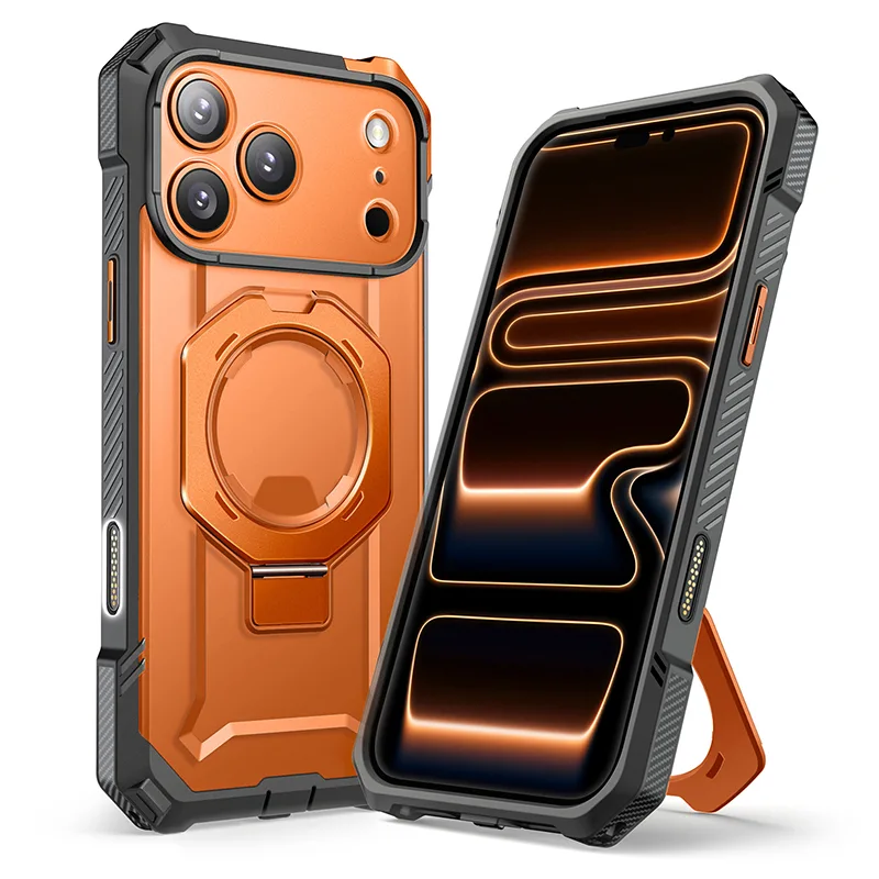 OPEN BOX | UB GRIP Series iPhone 17 Pro Max MagSafe Camera Control Button Phone Case - Coral - Image 2