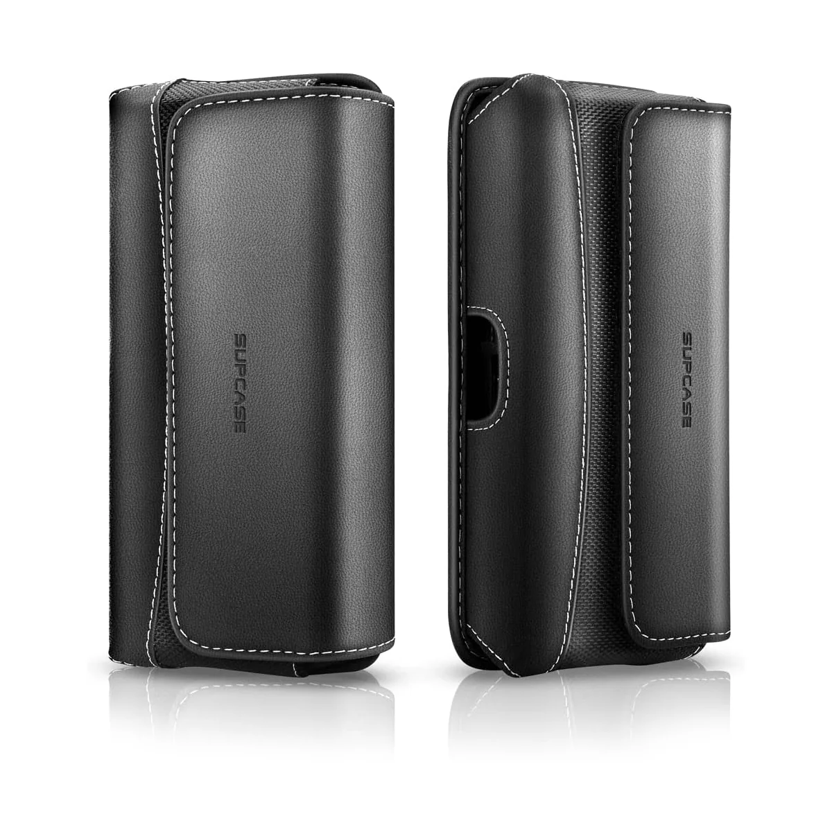 Universal Belt Clip Cell Phone Holster for Galaxy Fold and Large Phones-Black - Image 7