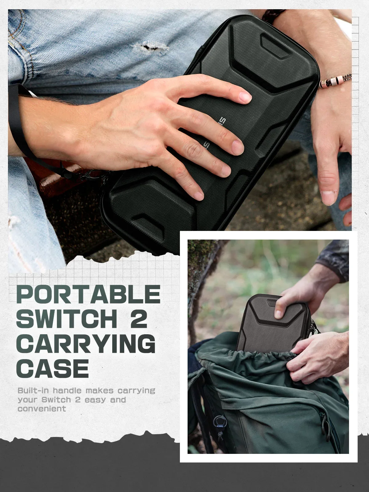 SUPCASE Plus Carrying Case - Black - Image 7