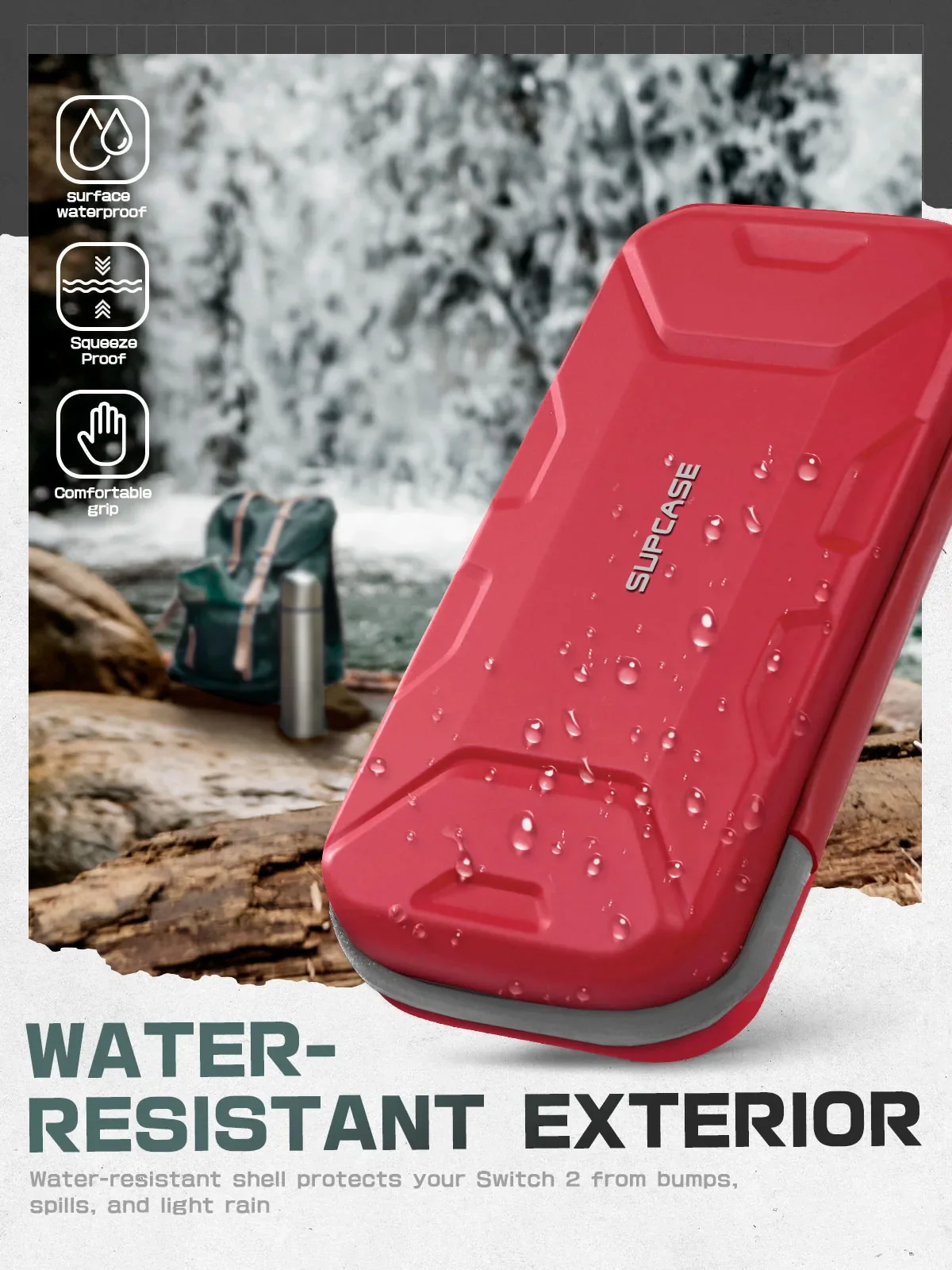 SUPCASE Plus Carrying Case - Red - Image 6