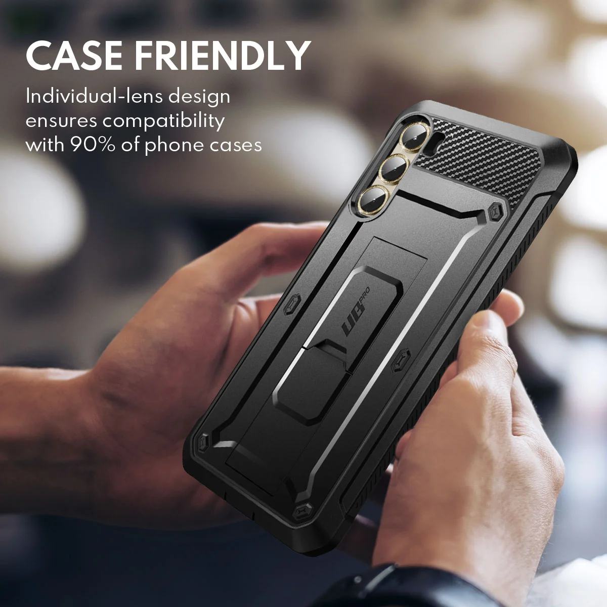 Tempered Glass Camera Lens Protector for Galaxy S23/S23 Plus-Glimmer Gold - Image 6