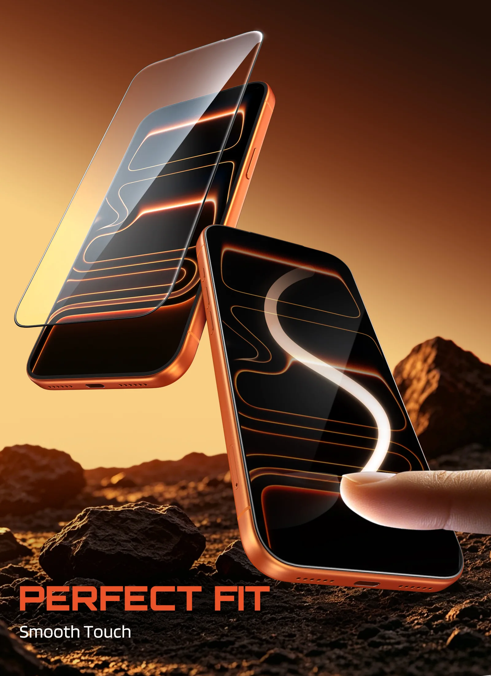 Tempered Glass Screen Protector for iPhone 17 Pro Max - Image 5