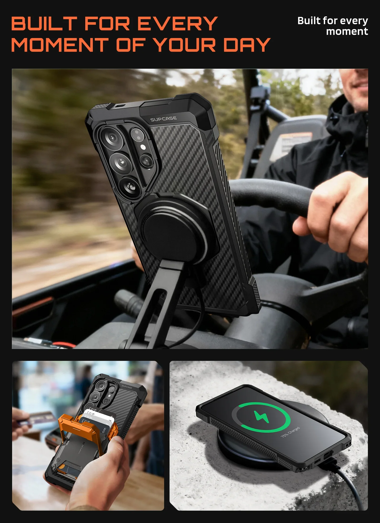UB GRIP Series Galaxy S26 Ultra MagSafe Phone Case with Kickstand - Image 30