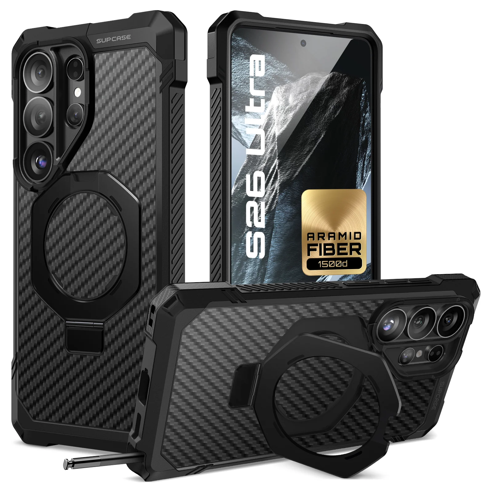 UB GRIP Series Galaxy S26 Ultra MagSafe Phone Case with Kickstand - Image 6