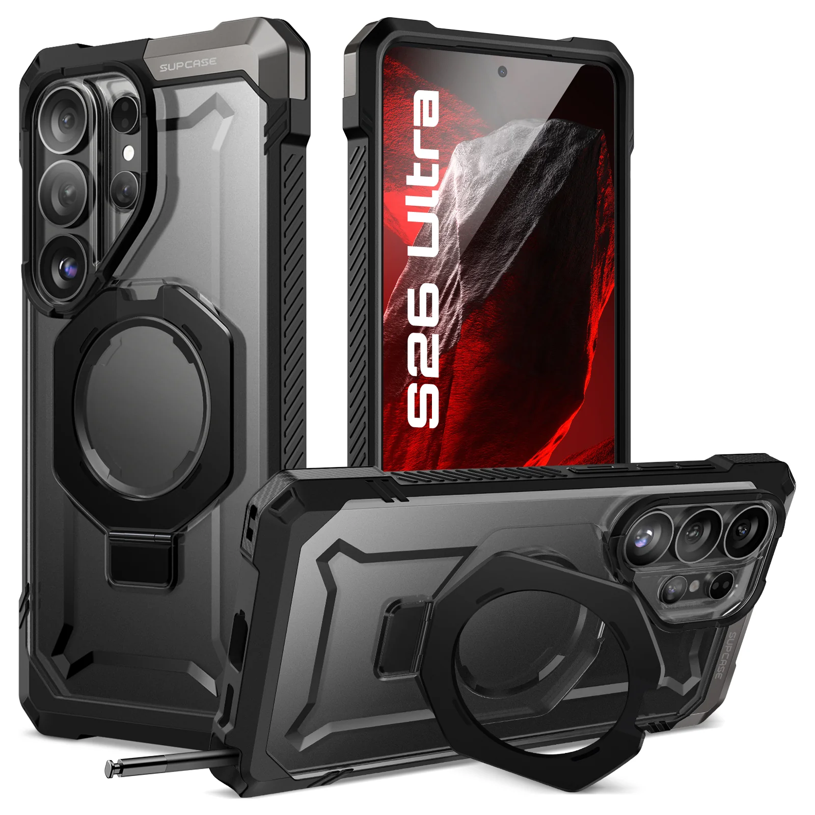 UB GRIP Series Galaxy S26 Ultra MagSafe Phone Case with Kickstand - Image 15