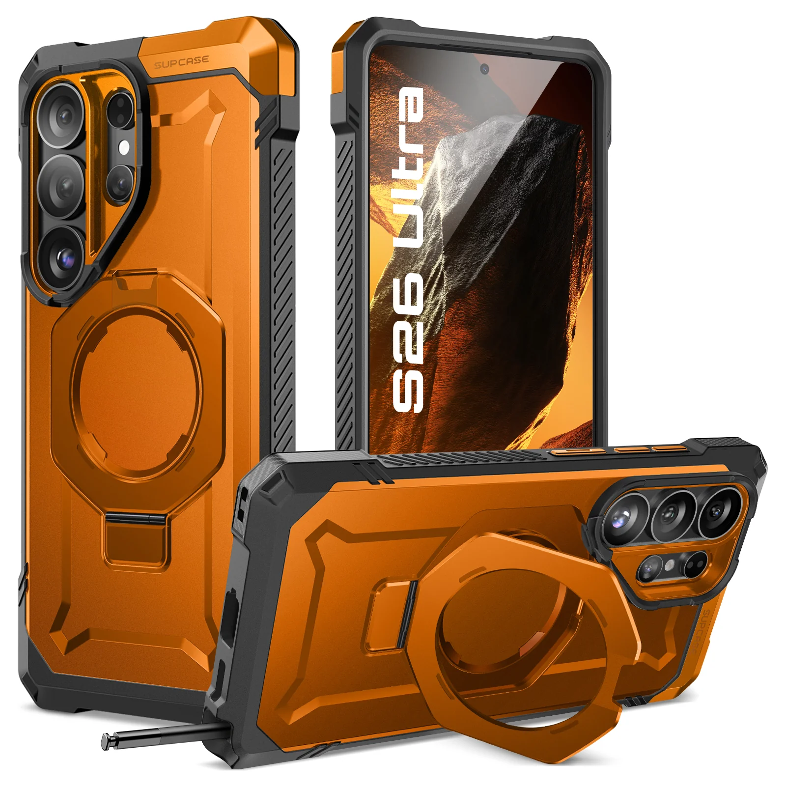 UB GRIP Series Galaxy S26 Ultra MagSafe Phone Case with Kickstand - Image 22