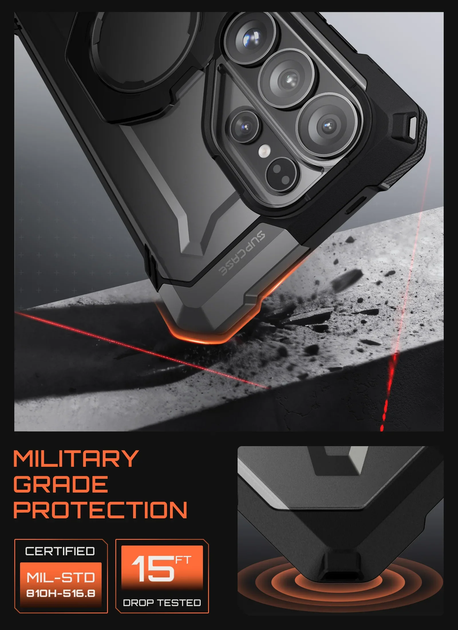 UB GRIP Series Galaxy S26 Ultra MagSafe Phone Case with Kickstand - Image 33