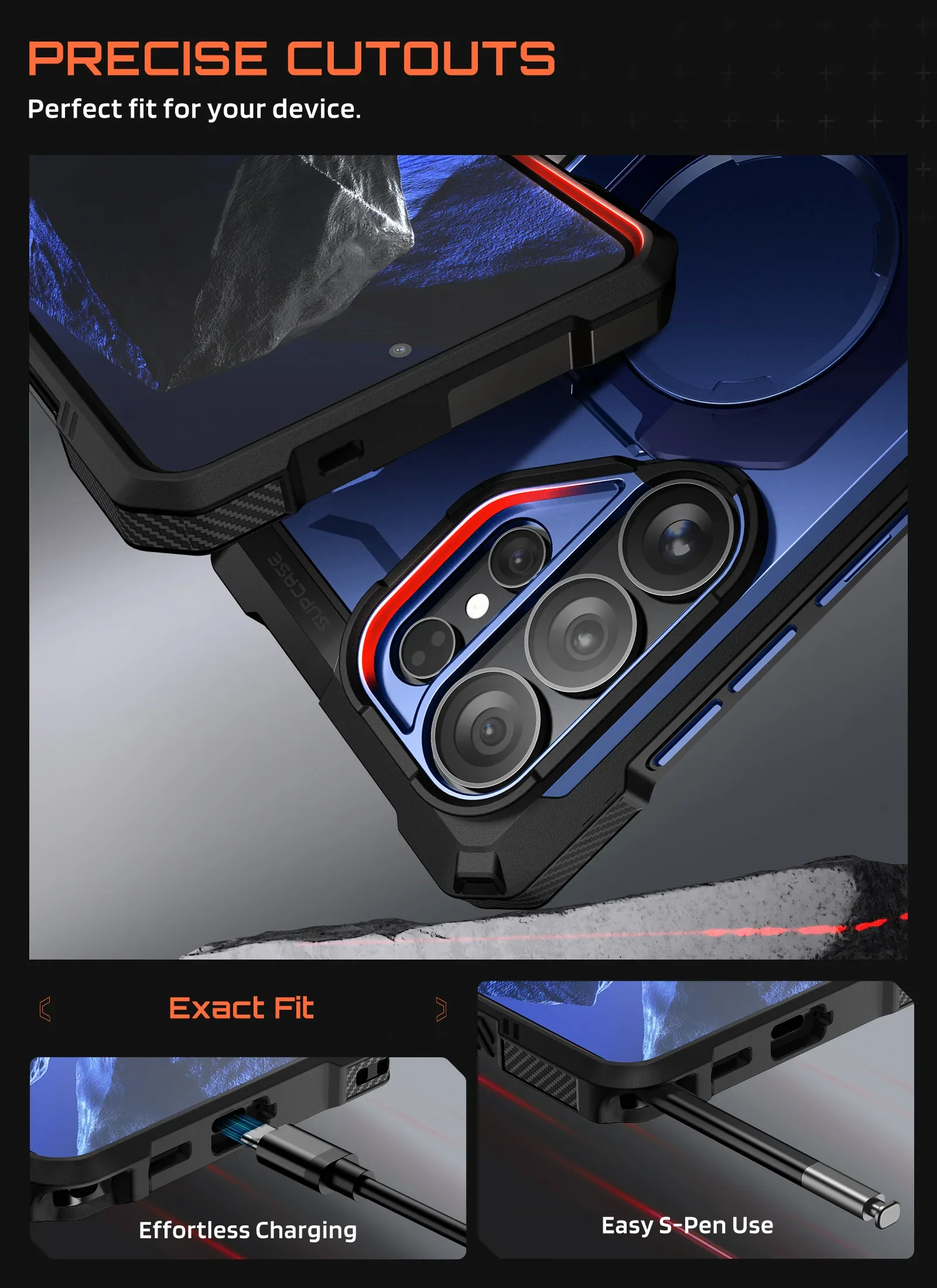 UB GRIP Series Galaxy S26 Ultra MagSafe Phone Case with Kickstand - Image 47