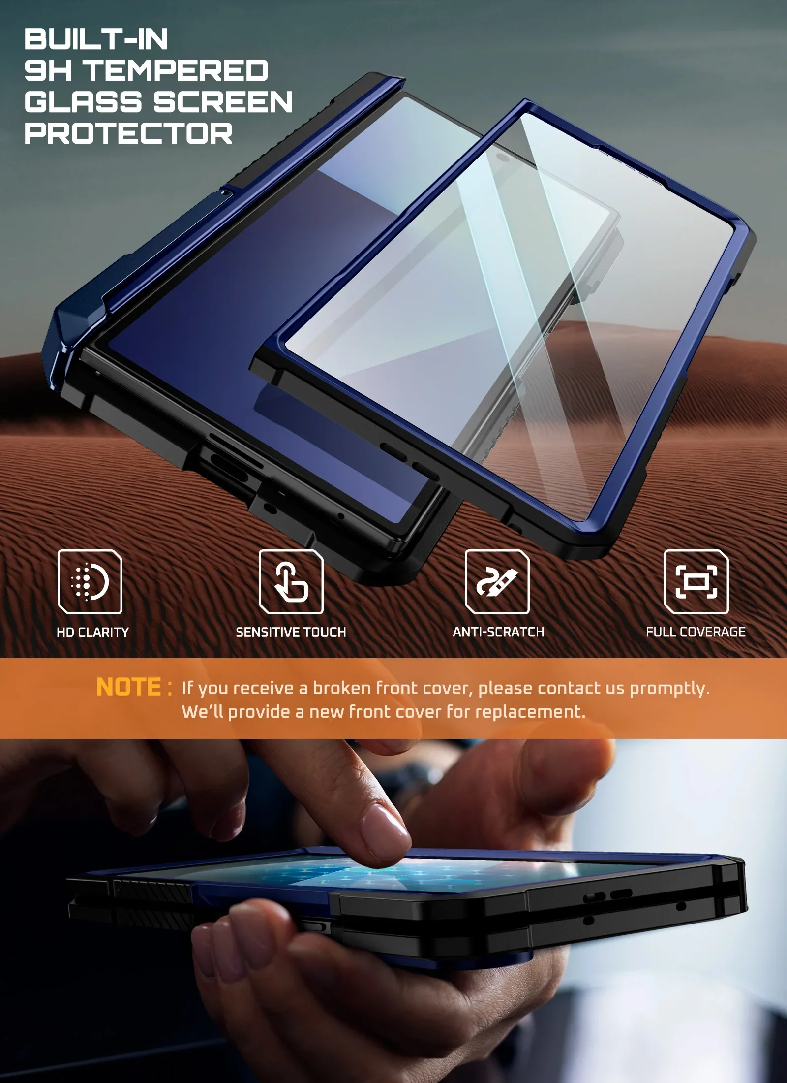 UB GRIP Series Galaxy Z Fold7 MagSafe Case - Azure - Image 8