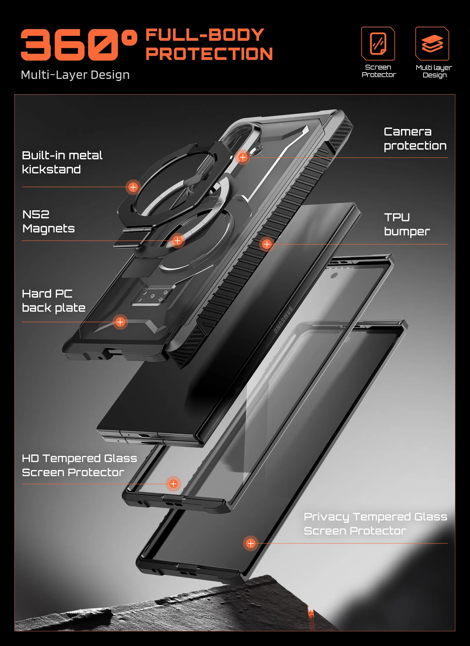 UB GRIP Series Galaxy Z Fold8 Ultra MagSafe Case - Image 5