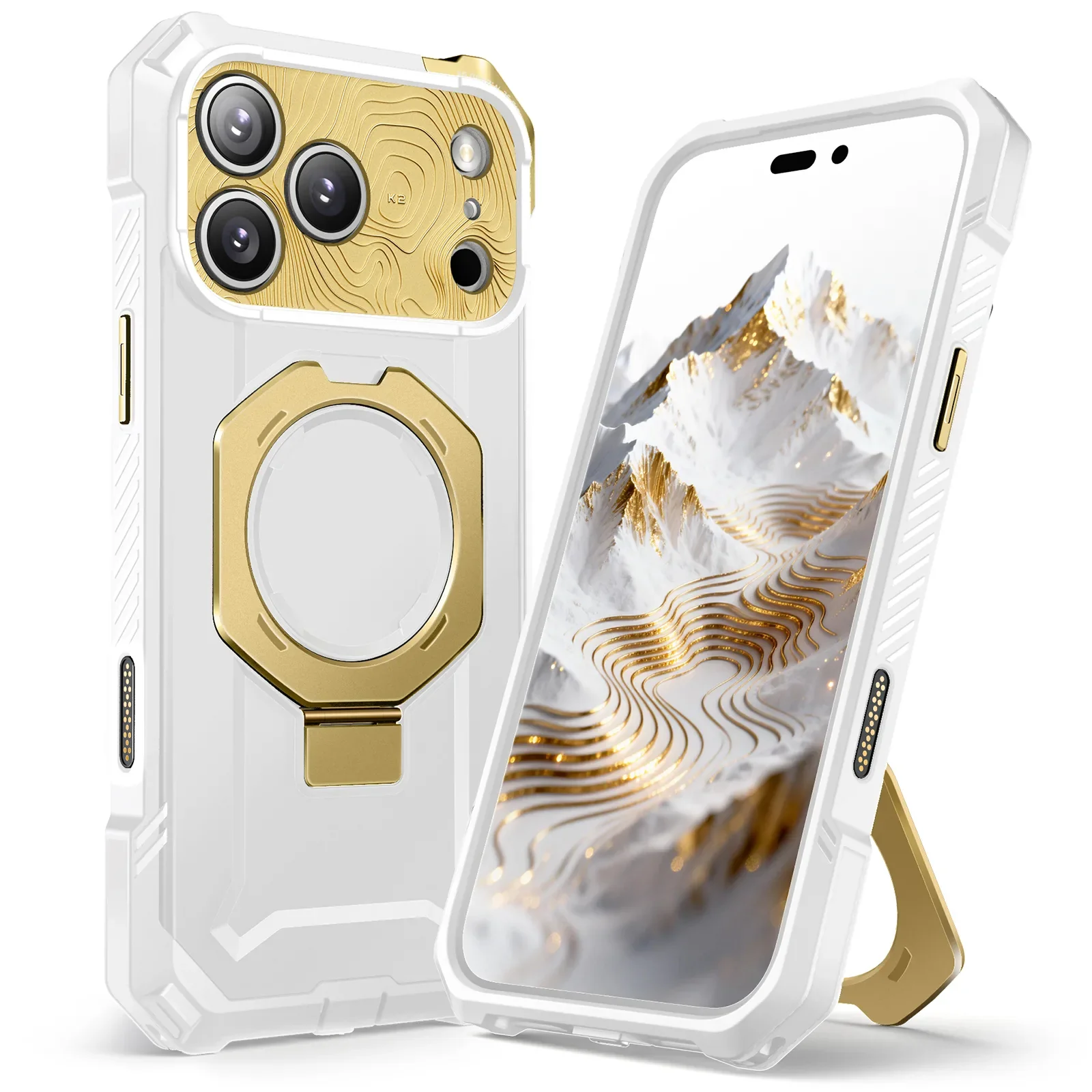 UB GRIP Series iPhone 17 Pro Max MagSafe Camera Control Button Phone Case - K2Snow - Image 3