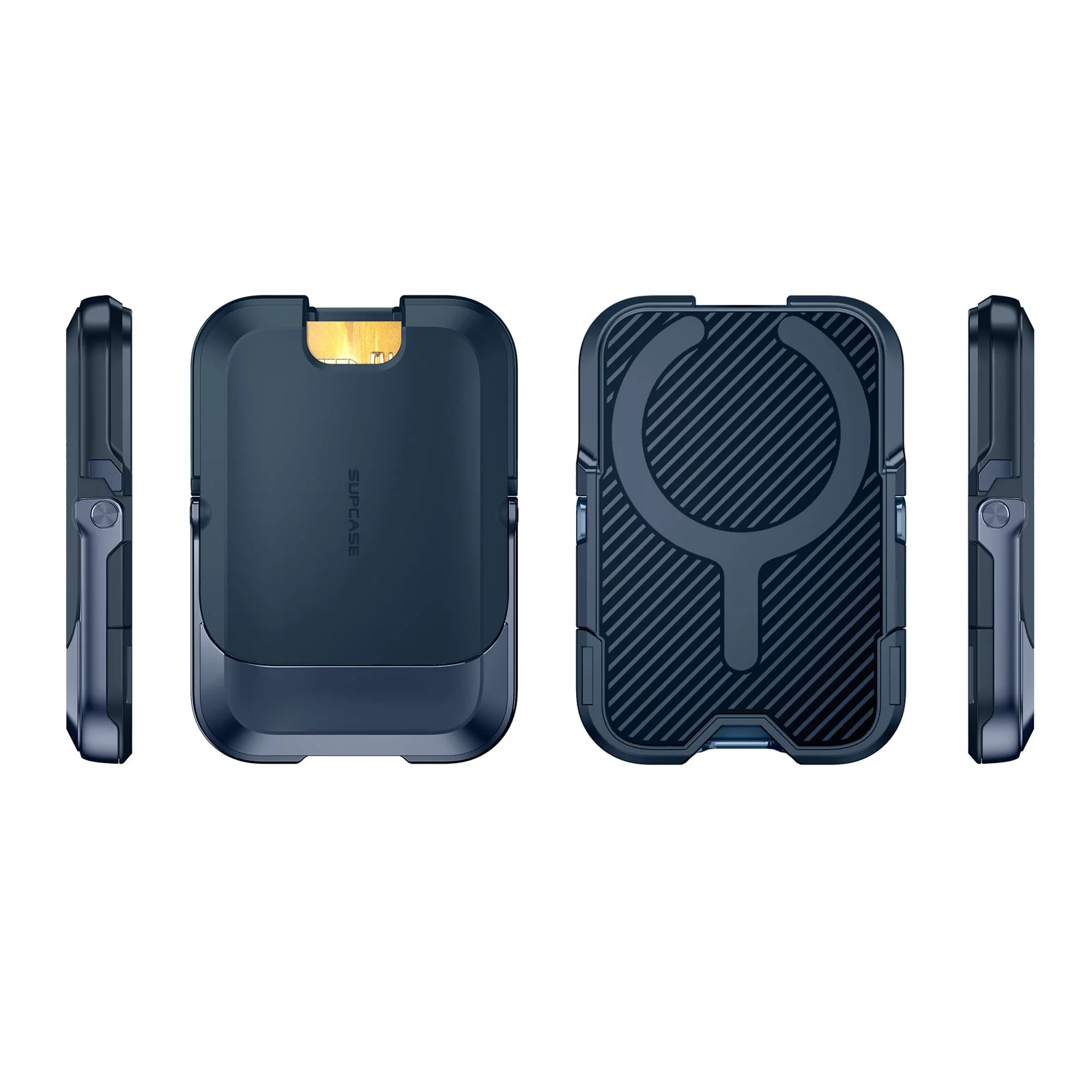 UB Mag Vault Magnetic Wallet with Stand - Blue - Image 4