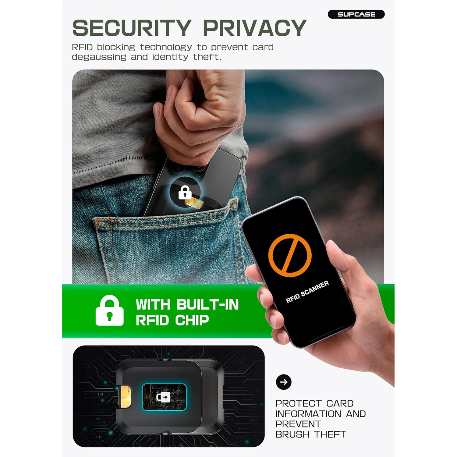 UB Mag Vault Magnetic Wallet with Stand(open box) - Carbon Black - Image 7