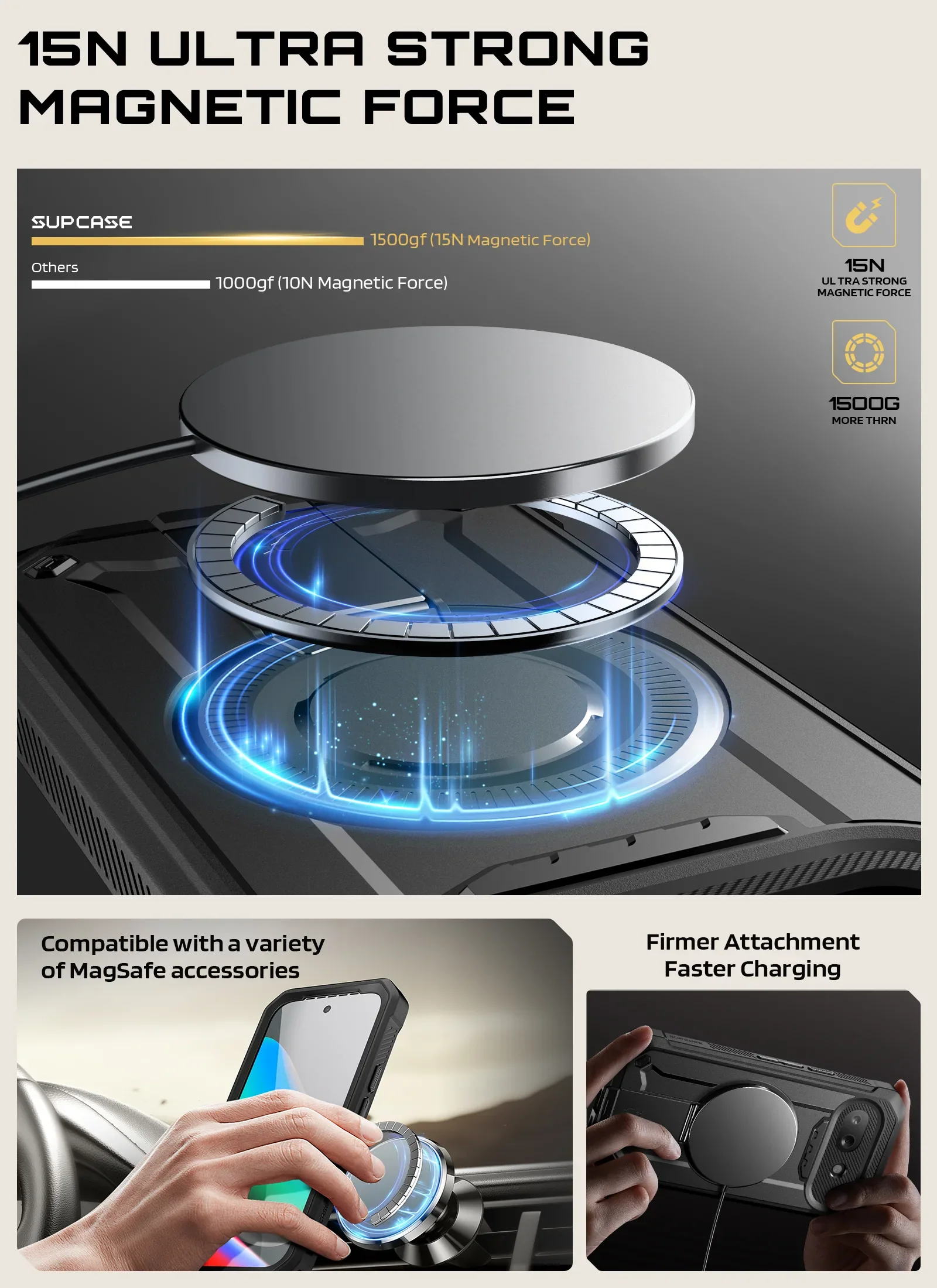 UB Pro Mag Series Google Pixel 10A Protective Case with Stand - Image 5
