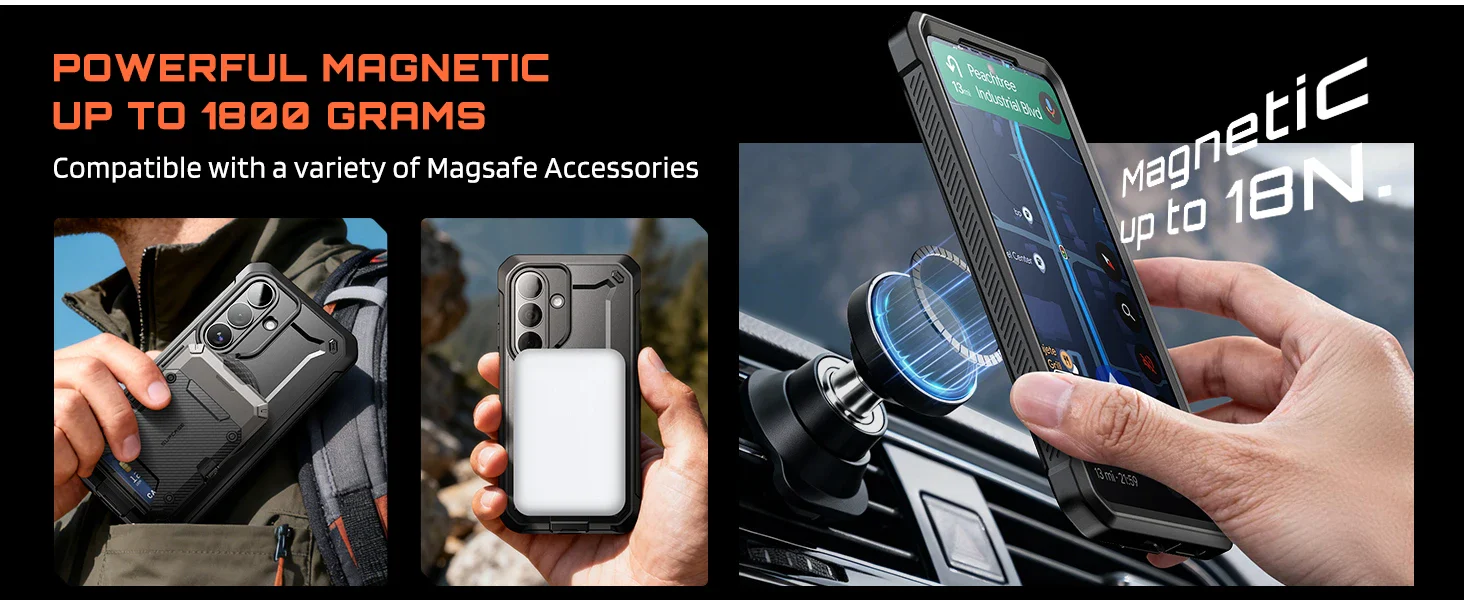 UB Pro Mag Series S26 MagSafe Phone Case with Aluminum Alloy Stand - Image 31