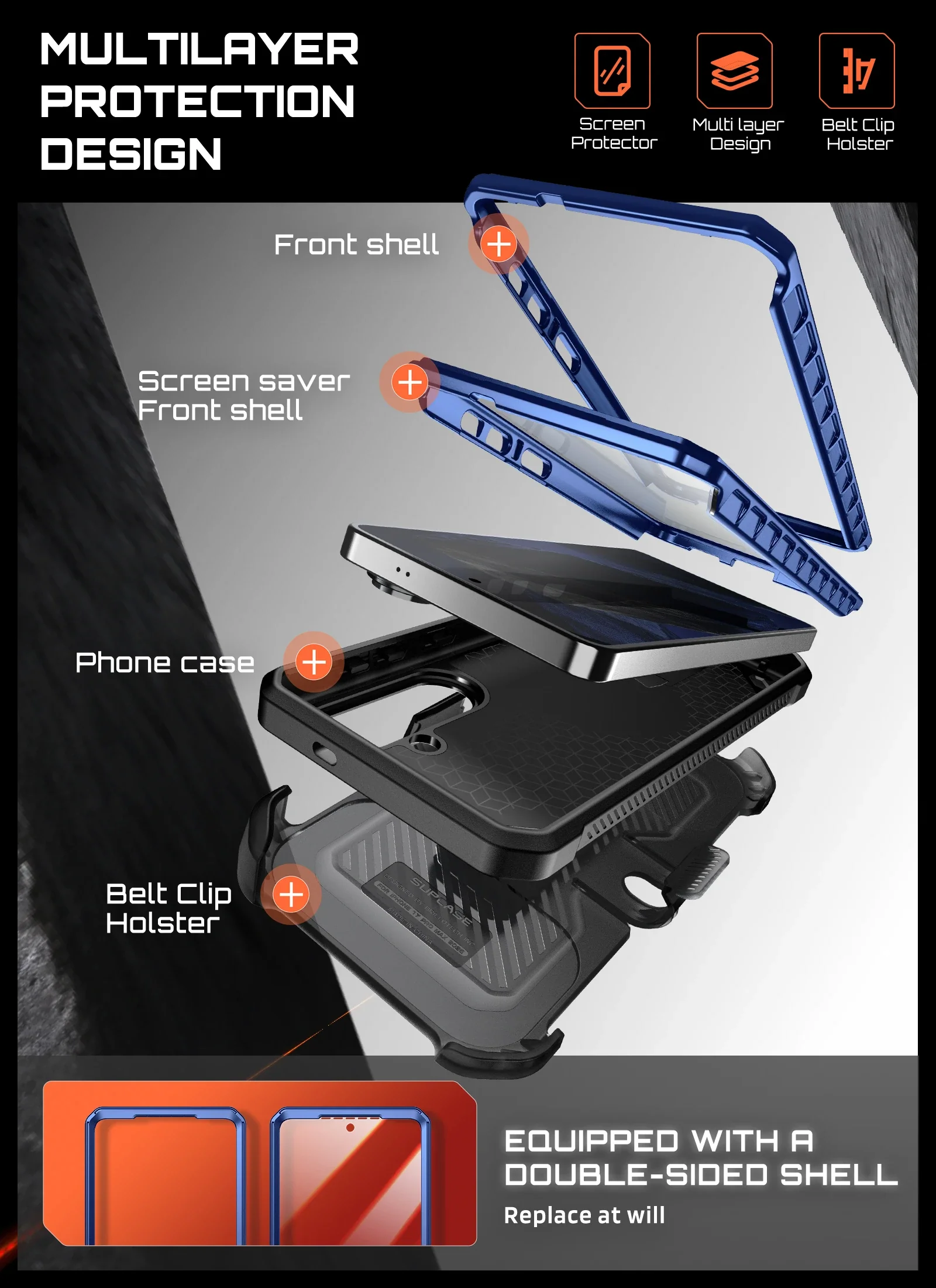 UB Pro Mag Series S26 MagSafe Phone Case with Aluminum Alloy Stand - Image 16
