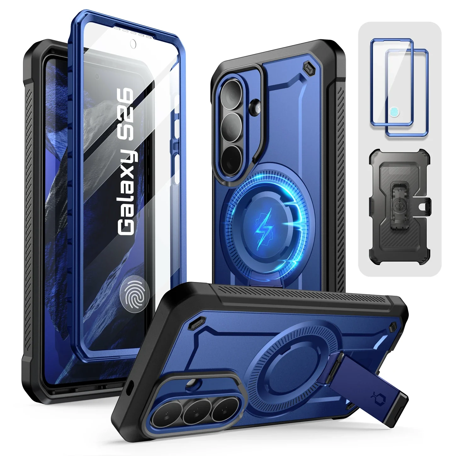 UB Pro Mag Series S26 MagSafe Phone Case with Aluminum Alloy Stand - Image 7
