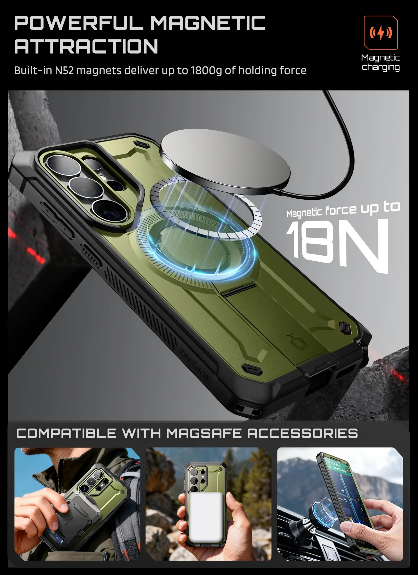 UB Pro Mag Series S26 Ultra MagSafe Phone Case - Image 22