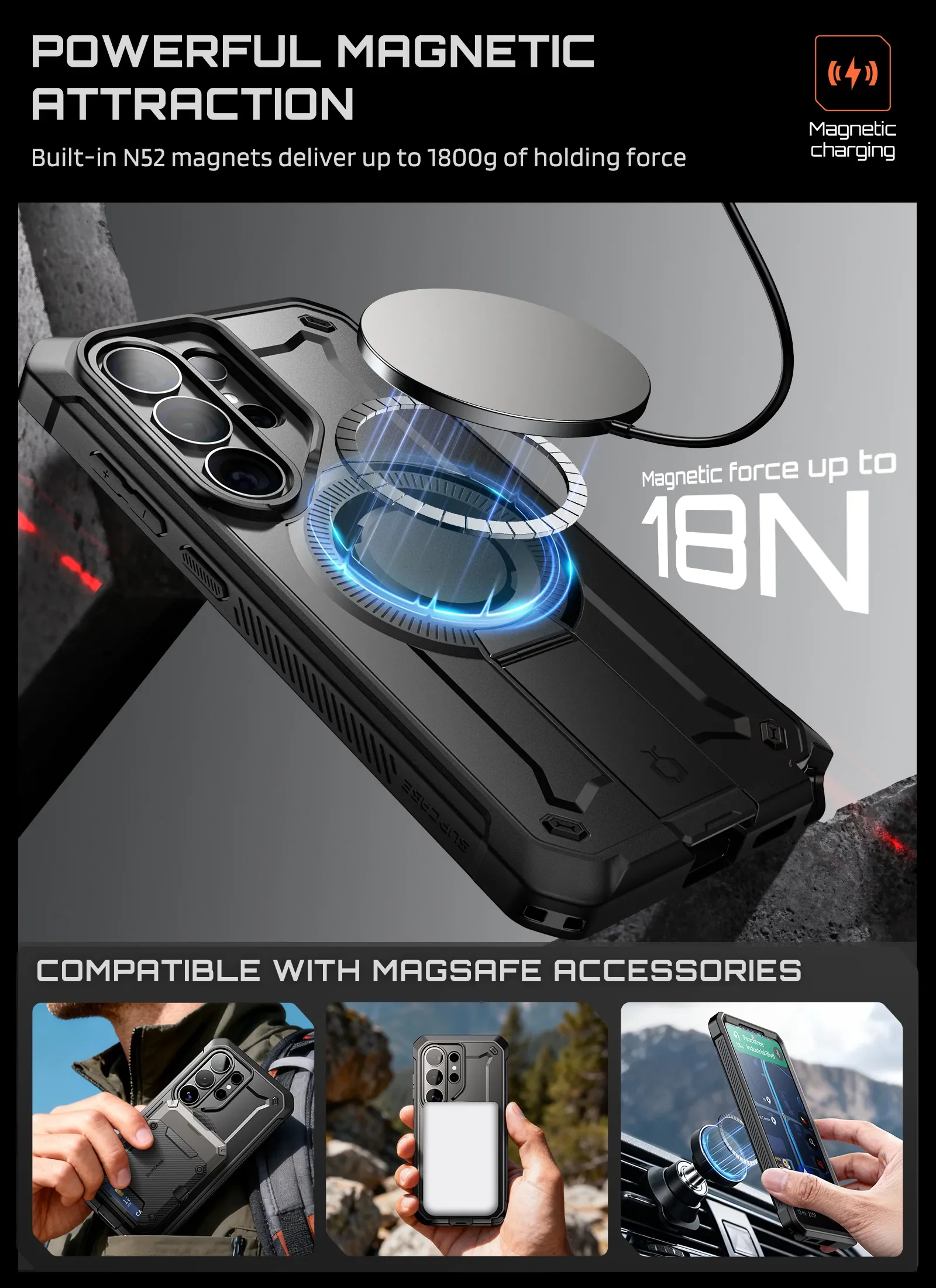UB Pro Mag Series S26 Ultra MagSafe Phone Case - Image 43