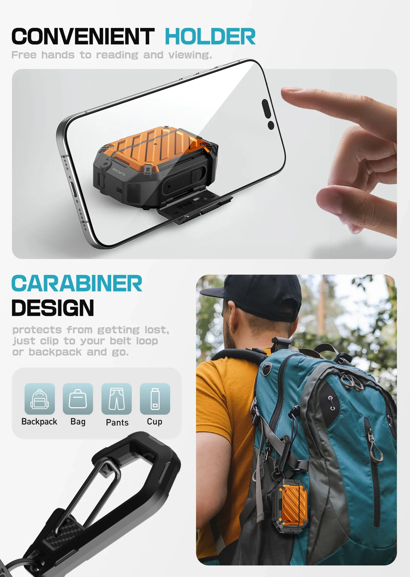 UB PRO Series Apple AirPods Pro 3 (2025) Unicorn Beetle Pro Rugged Case - Coral - Image 5