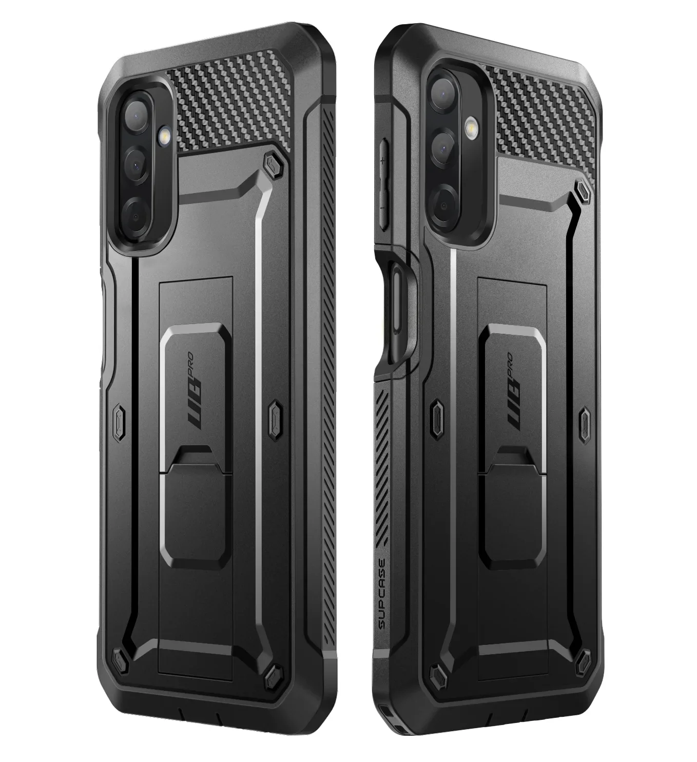 UB Pro Series Galaxy A17 5G Rugged Holster Case - Black - Image 2