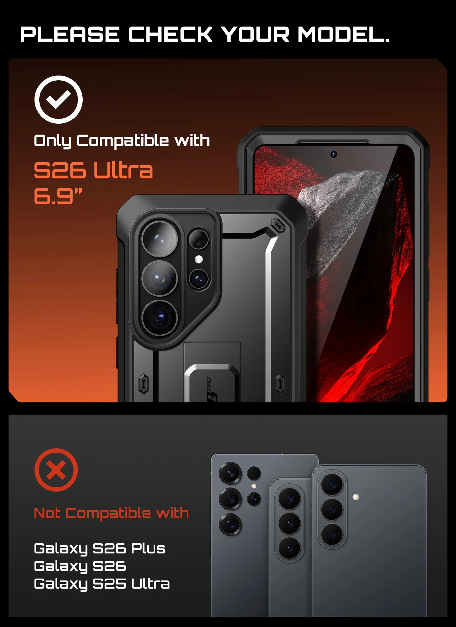 UB Pro Series Galaxy S26 Ultra Rugged Phone Case - Image 5