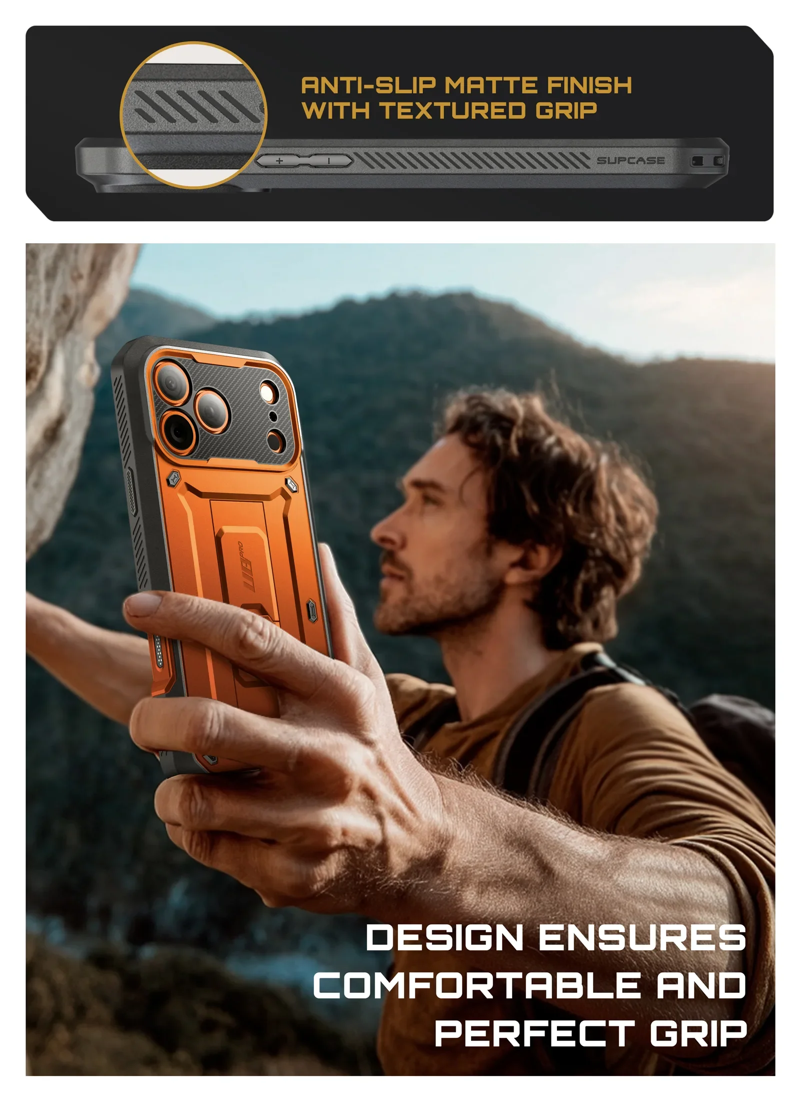 OPEN BOX | UB PRO Series iPhone 17 Pro Max Camera Control Button Phone Case - Coral - Image 13