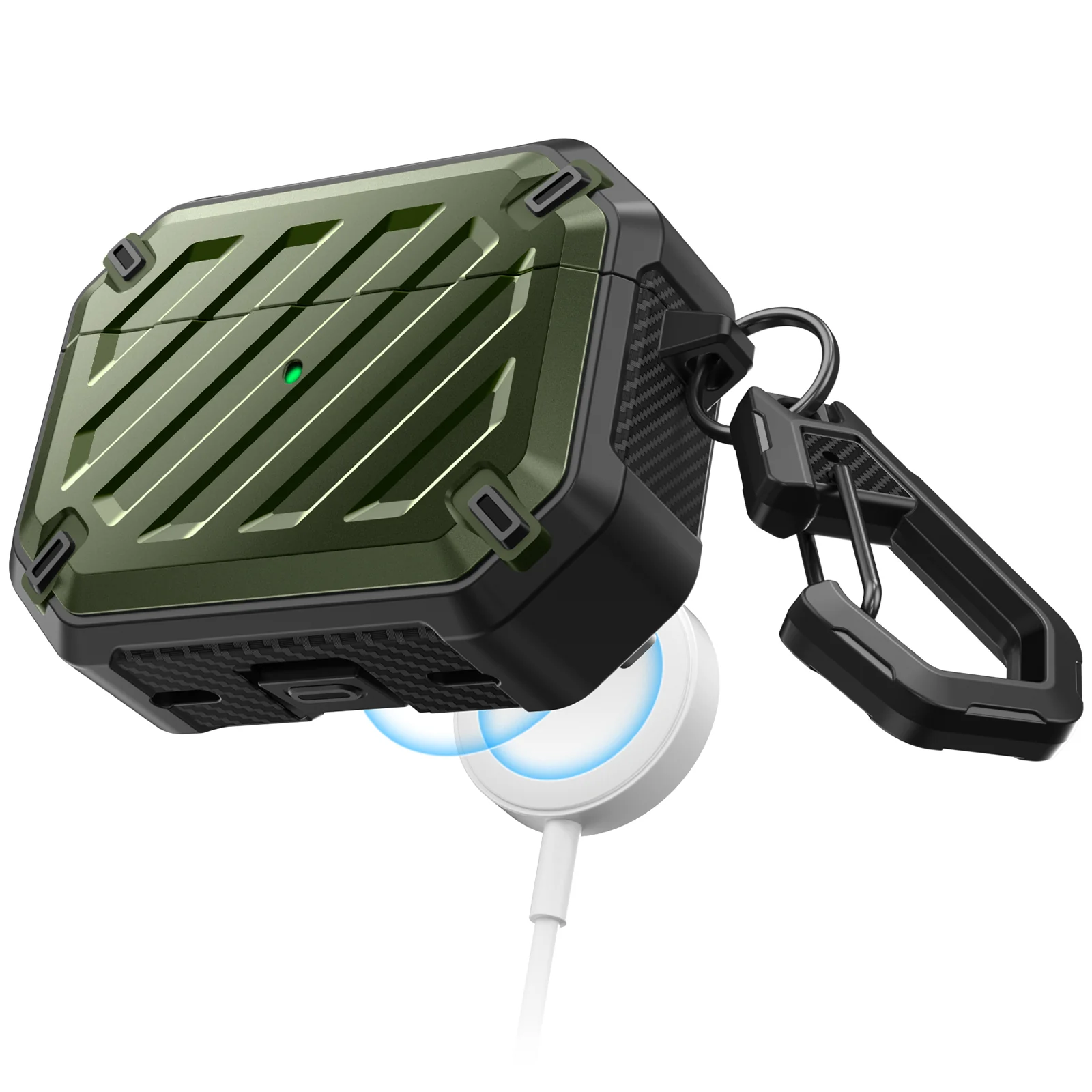 Unicorn Beetle MagSafe Case for AirPods Pro 1st/2nd Gen –Dark Green - Image 2